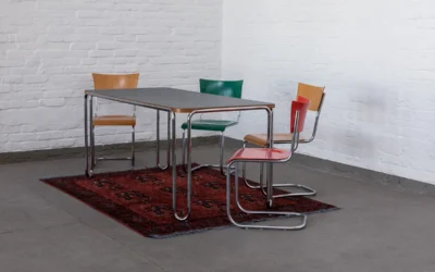 Marcel Breuer dining table in Bauhaus design design produced by Alfons Mauser