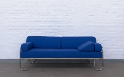 1930th Bauhaus tubular steel Couch manufactured by Thonet-Mundus