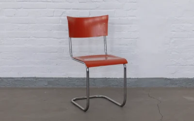 Original 1930th Thonet B43 Bauhaus tubular steel cantilever chair by Mart Stam