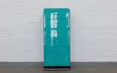 1950s Modernist Steel Cabinet by Baisch