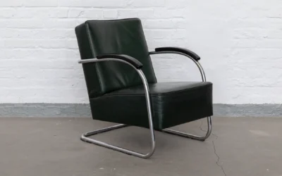 bauhaus tubular-steel armchair muecke-melder-famos21 british-racing-green 1930s