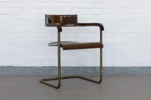 Original Halabala chair by UP Závody, Bauhaus-style, 1930s.