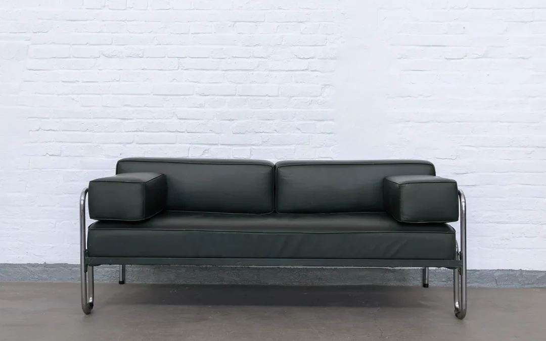 Original 1930th Bauhaus tubular steel sofa